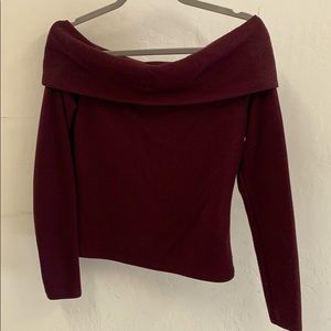 Off the shoulder sweater